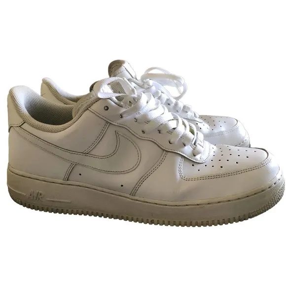 Nike White Air Force 1 ’07 315122-111 Mens Size 12 Sneakers Shoes Low