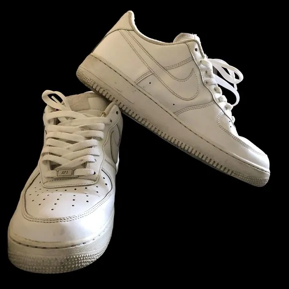 Nike White Air Force 1 ’07 315122-111 Mens Size 12 Sneakers Shoes Low
