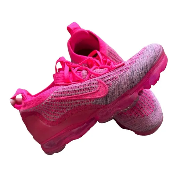 Nike Women's Air VaporMaxFlyknit 3 Hot Pink Size 7