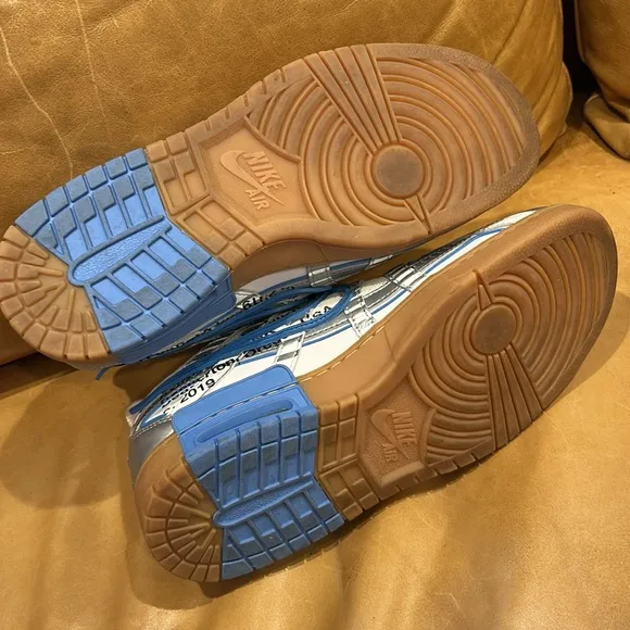 NIKE X OFF-WHITE Men's Air Rubber Dunk University Blue Shoes Size 11