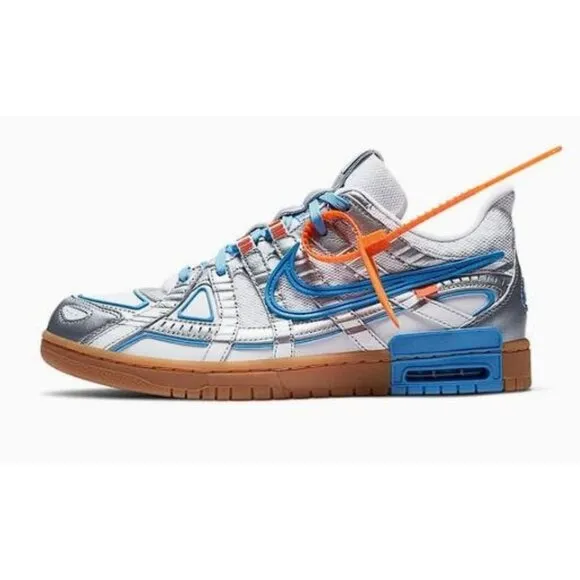 NIKE X OFF-WHITE Men's Air Rubber Dunk University Blue Shoes Size 11