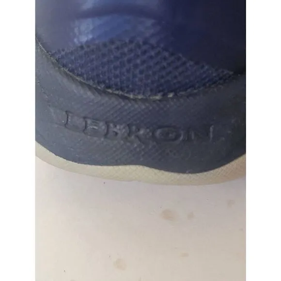 Nike Zoom Lebron Soldier 7 Men's Blue Platinum Basketball Shoes Size 12