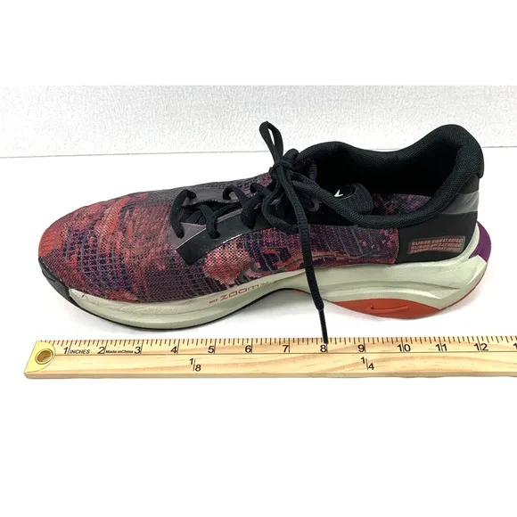 Nike ZoomX SuperRep Running Shoes Mens Sz 12 Burgundy Black Sneakers CU7627-003