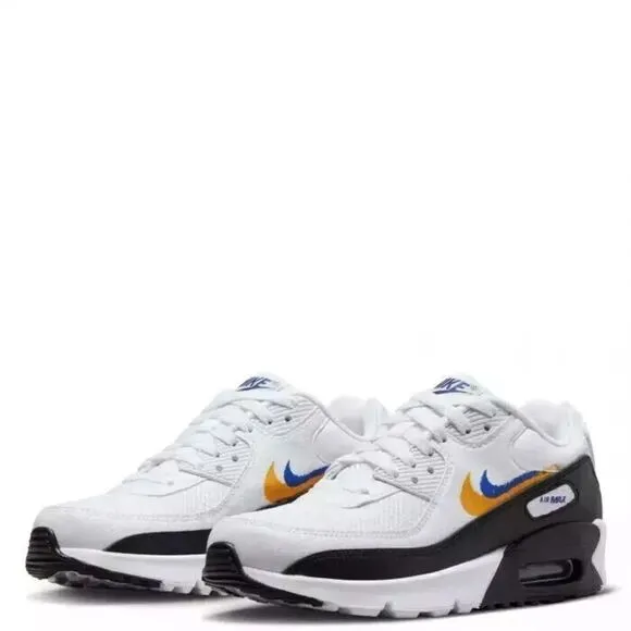 Nike Air Max 90 GS NN FJ4592-100 Sneakers Big Kids White Running Shoes NR9041