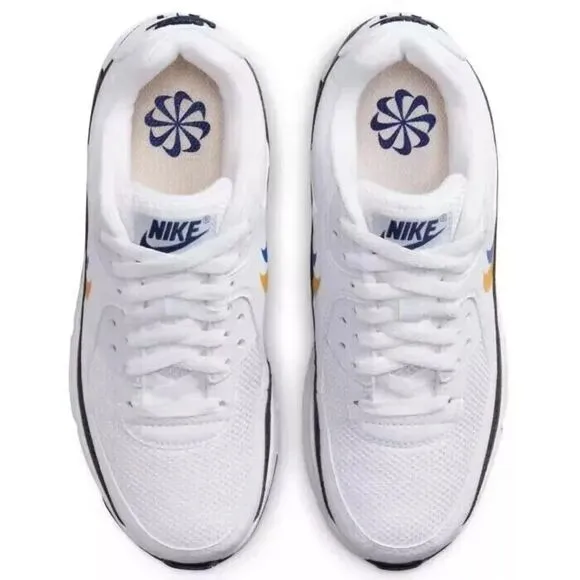 Nike Air Max 90 GS NN FJ4592-100 Sneakers Big Kids White Running Shoes NR9041