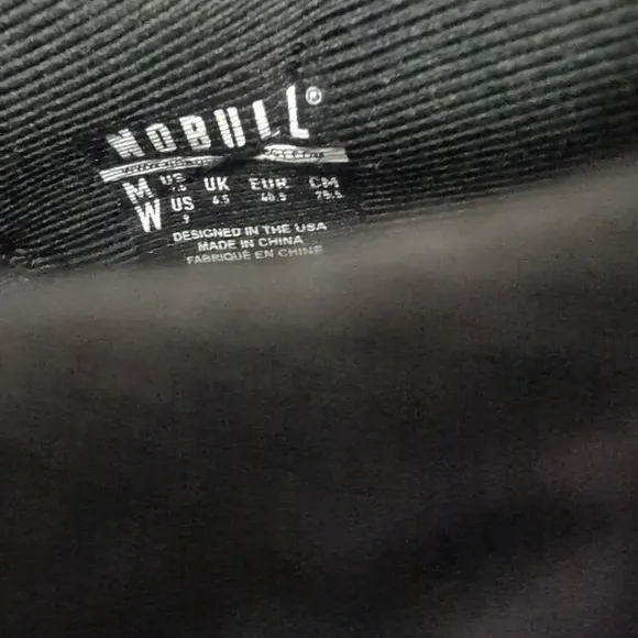Nobull Black Mesh Shoes M7.5 W9