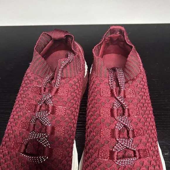 Nobull Mens Size 12.5 Crimson Red Mesh Runner Running Shoes Sneakers