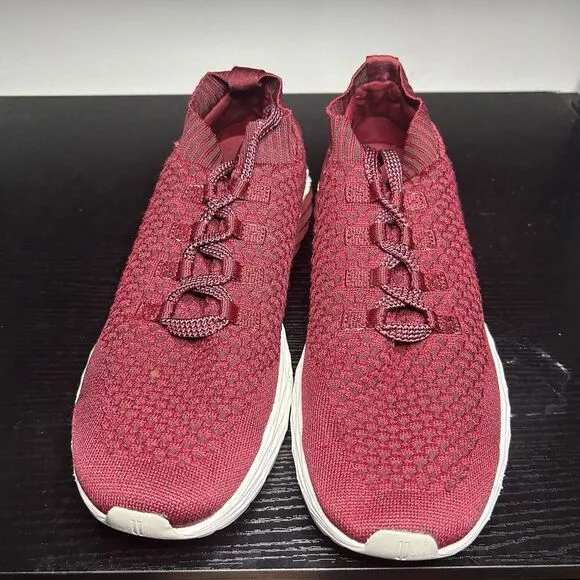 Nobull Mens Size 12.5 Crimson Red Mesh Runner Running Shoes Sneakers