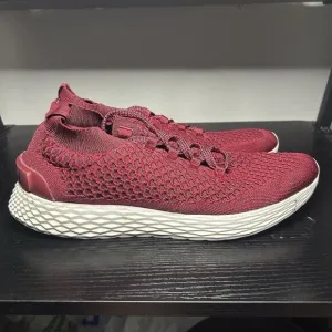 Nobull Mens Size 12.5 Crimson Red Mesh Runner Running Shoes Sneakers
