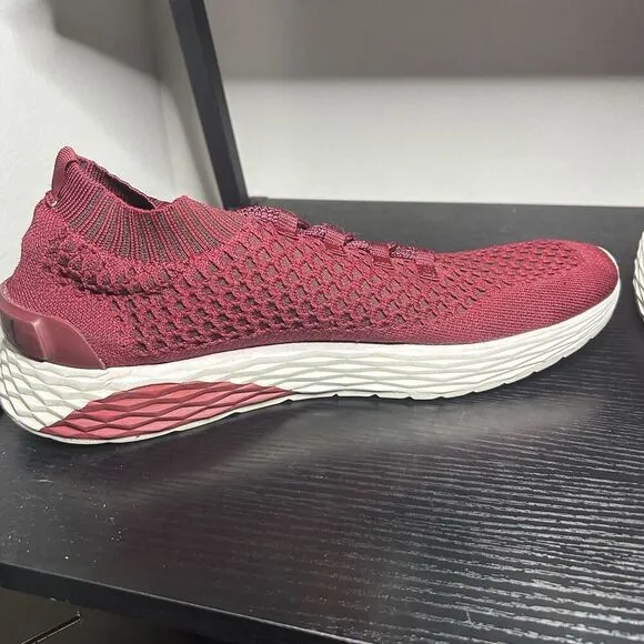 Nobull Mens Size 12.5 Crimson Red Mesh Runner Running Shoes Sneakers