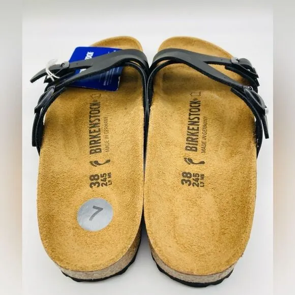 NWT Birkenstock Yao Women’s Leather Sandals 38/245/7 Germany