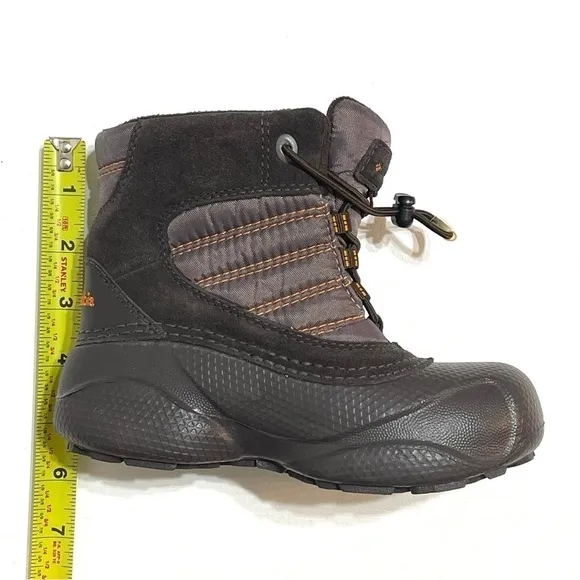 NWT Columbia Toddler Kids Brown Snow Boots Size 11