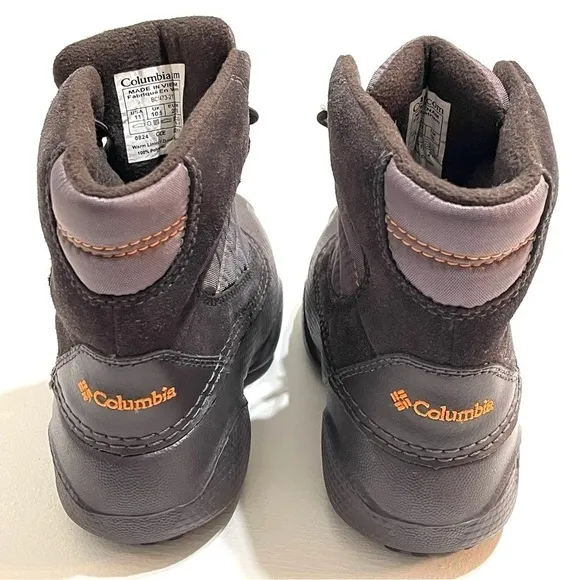 NWT Columbia Toddler Kids Brown Snow Boots Size 11