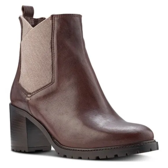 NWT Ross &amp; Snow Espresso Susanna Leather Boots 9.5