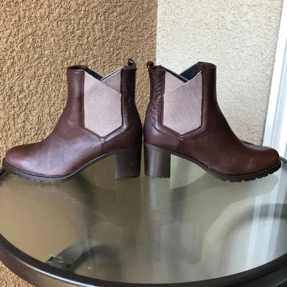 NWT Ross &amp; Snow Espresso Susanna Leather Boots 9.5
