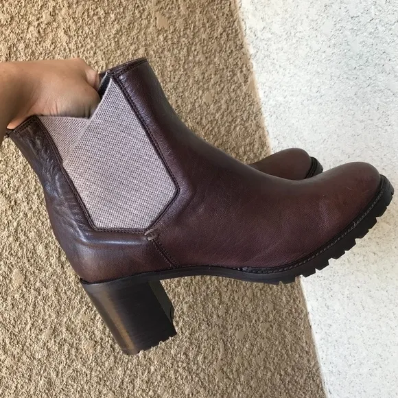 NWT Ross &amp; Snow Espresso Susanna Leather Boots 9.5