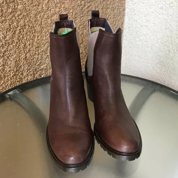 NWT Ross &amp; Snow Espresso Susanna Leather Boots 9.5
