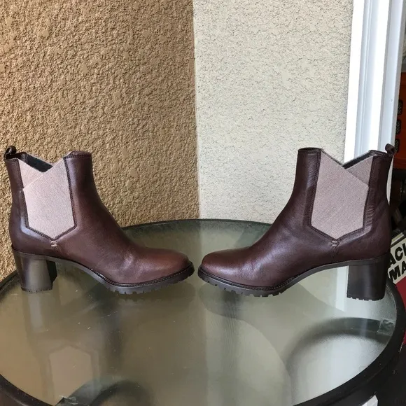 NWT Ross &amp; Snow Espresso Susanna Leather Boots 9.5