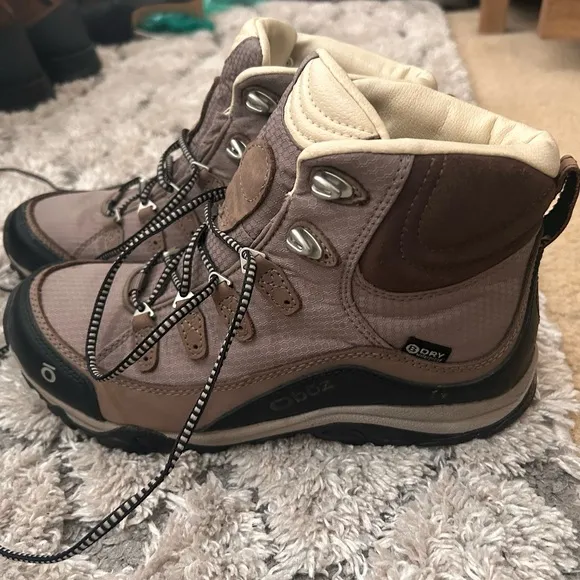 Oboz Juniper Mid B-Dry Waterproof Hiking Boots Mocha/Brown - Women's Size 7.5