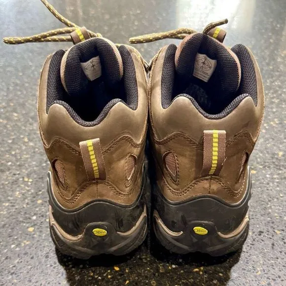 Oboz Sawtooth BDry Waterproof Mid Hiking Boots. Brown leather. Size 12.
