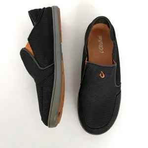 OluKai Men’s Nohea Mesh Shoes Dark Shadow/Dark Shadowgrey Orange 8.5
