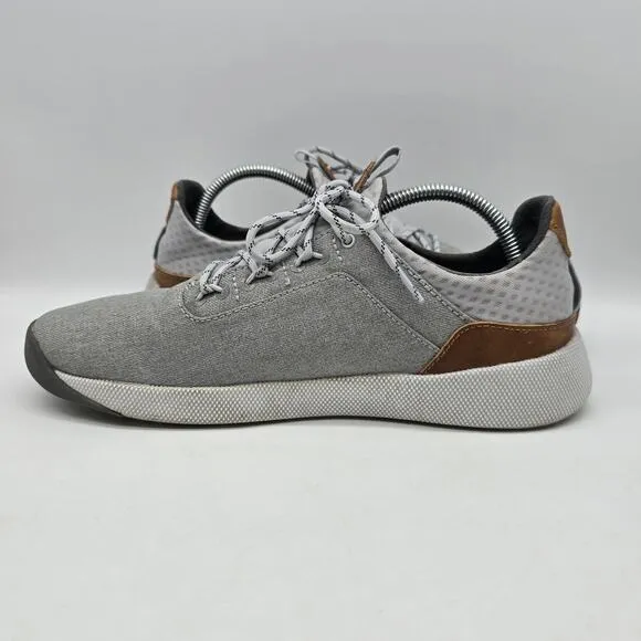 Olukai Nanea Li Men's Canvas Slip-On Sneakers Shoes Casual Gray Size 9.5