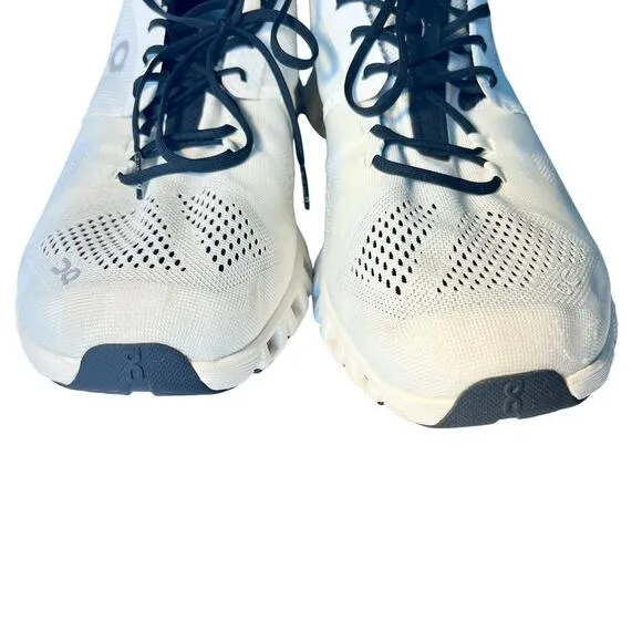 On Cloud X Mens 13 Running Shoes White Black Lightweight Mesh Walking Trainer