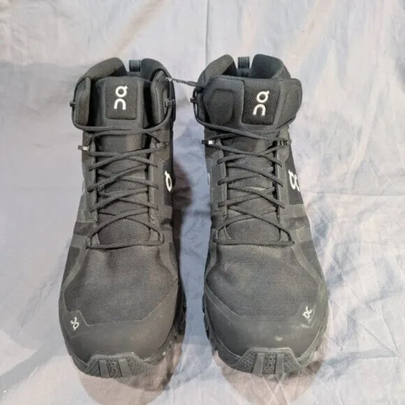 On Cloudrock Waterproof hiking Boots Men Size 14