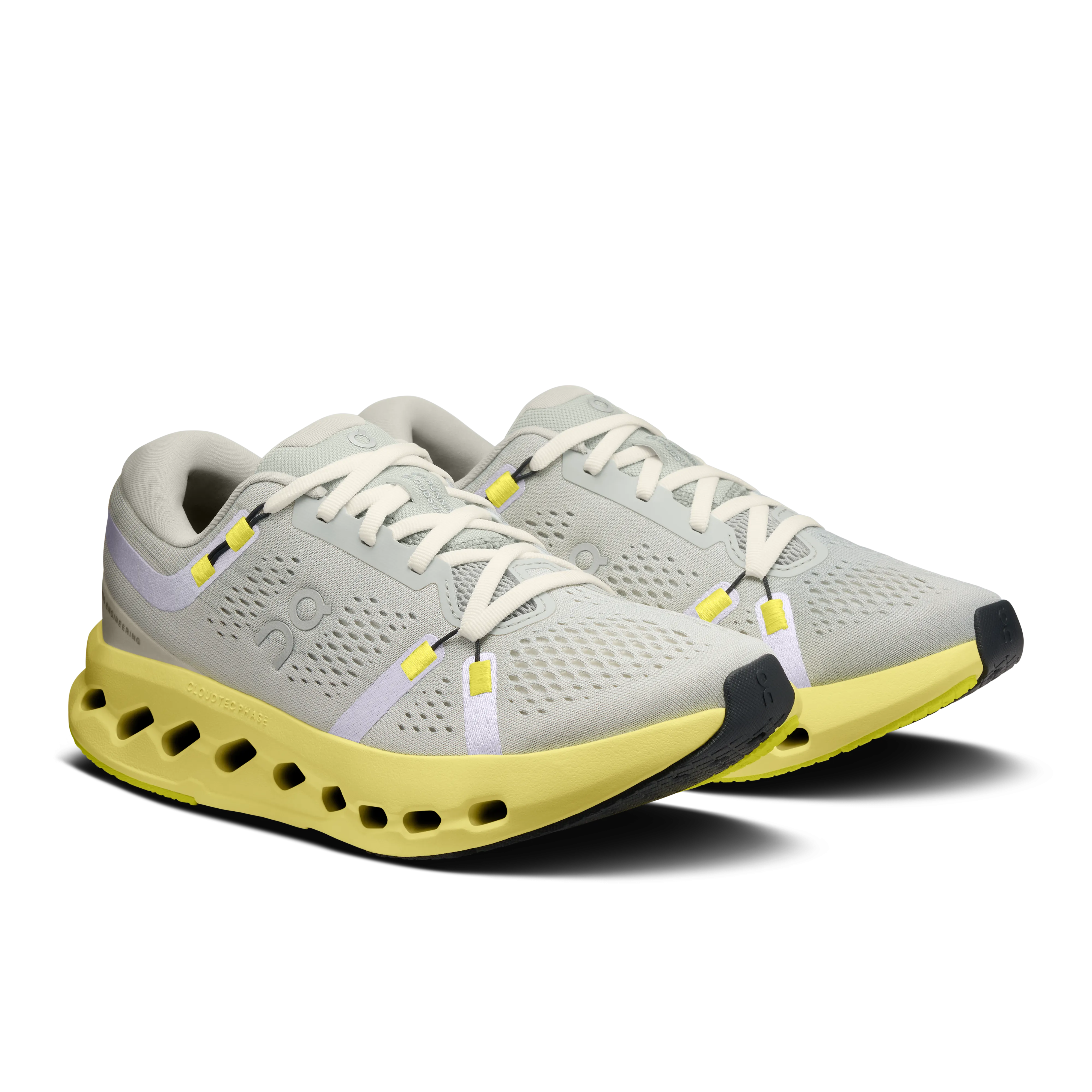 On Women's Cloudsurfer 2 Running Shoes Glacier / Limelight