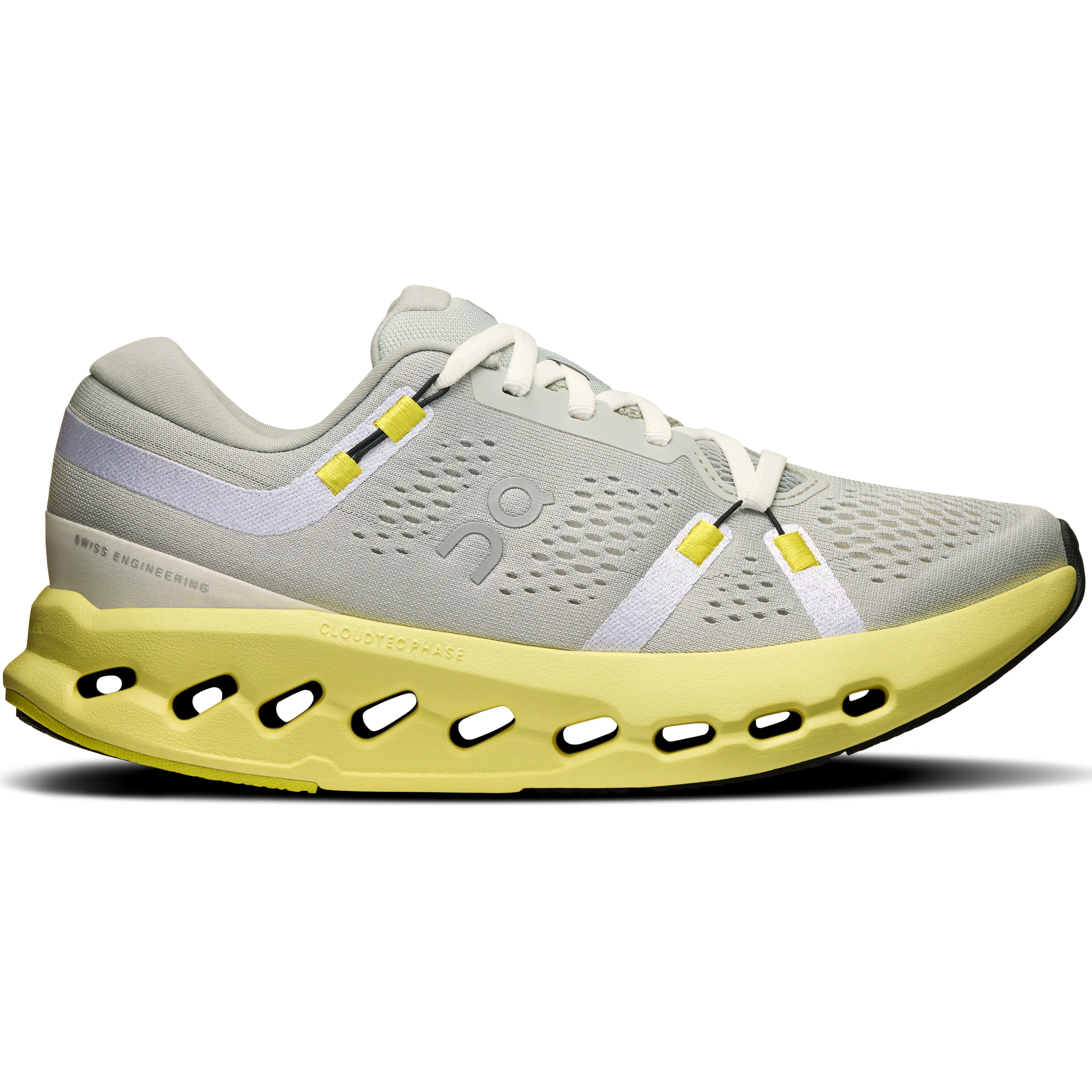 On Women's Cloudsurfer 2 Running Shoes Glacier / Limelight