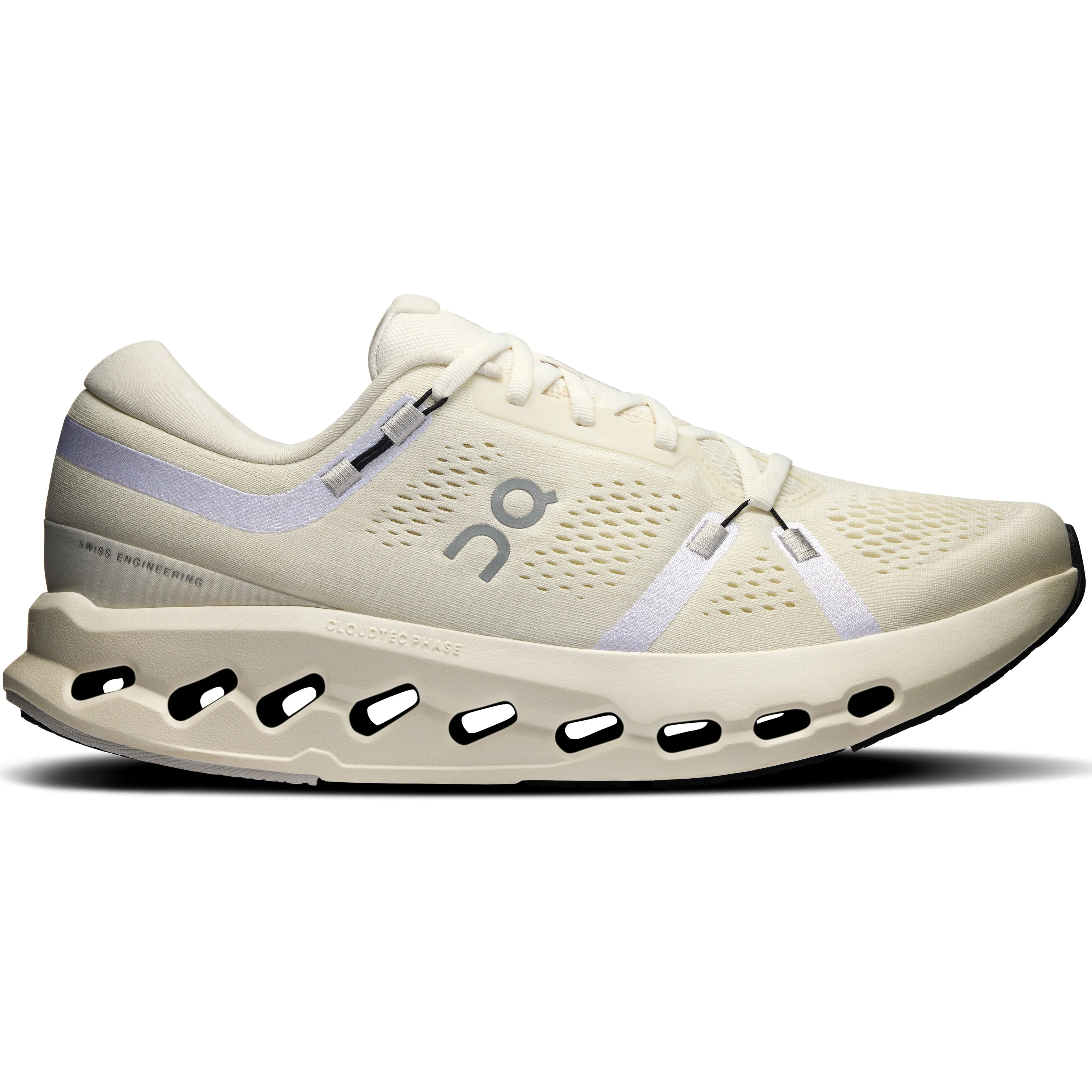 On Women's Cloudsurfer 2 Running Shoes Ivory / Ivory