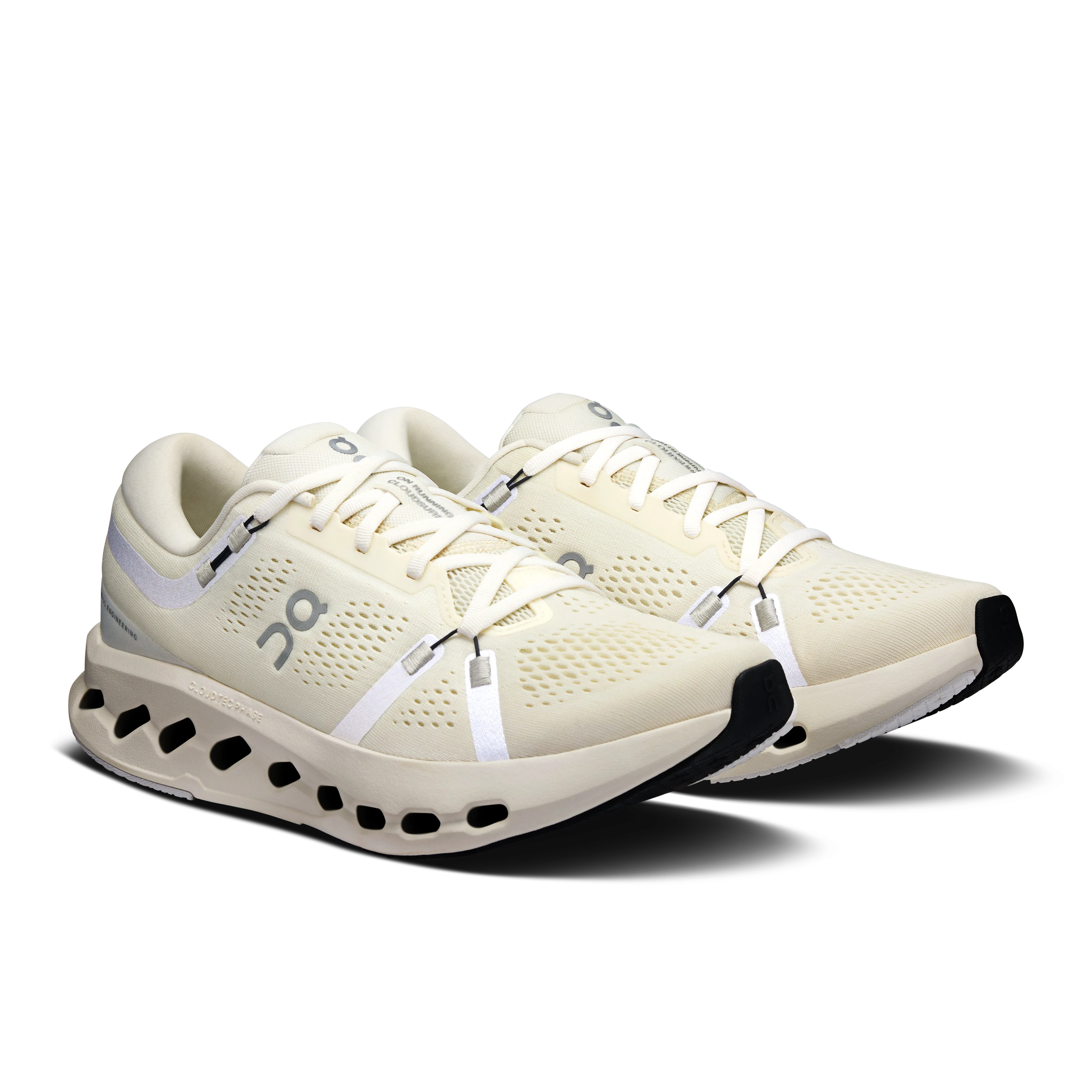 On Women's Cloudsurfer 2 Running Shoes Ivory / Ivory
