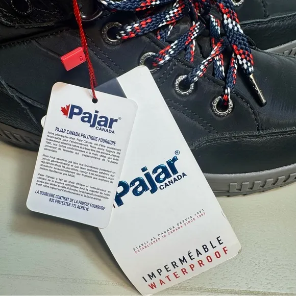 Pajar Canada winter/snow boots size 10 waterproof Dala Faux Fur-Lined (no box)