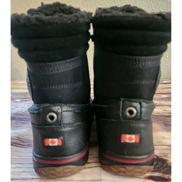 PAJAR Tour Trooper Waterproof Boots Leather Winter Snow Black Mens 8 Pajar-Tex