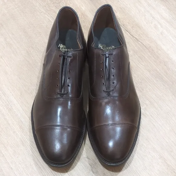 PARK AVENUE - CAP-TOE LACE-UP OXFORD MEN'S DRESS SHOES BY ALLEN EDMONDS NWOT