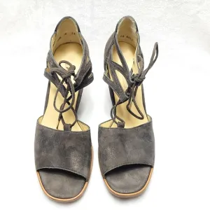 PAUL GREEN marsha lace-up sandals, taupe suede