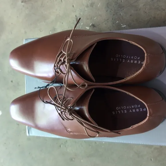 Perry Ellis Men's Dress Shoes Brown