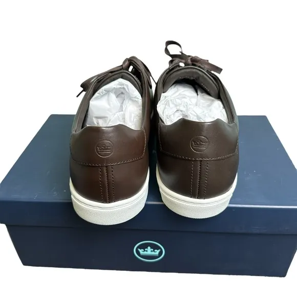 Peter Millar Vantage Lite Sneakers Chocolate Mens 12 Golf Casual New In Box