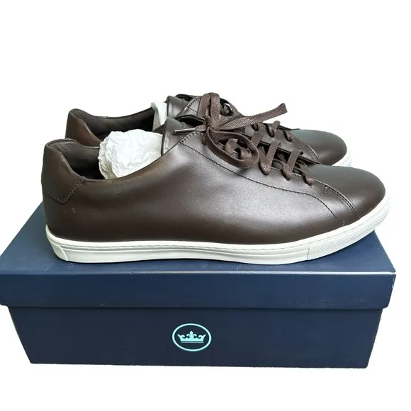 Peter Millar Vantage Lite Sneakers Chocolate Mens 12 Golf Casual New In Box