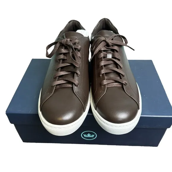 Peter Millar Vantage Lite Sneakers Chocolate Mens 12 Golf Casual New In Box