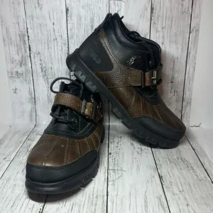 Polo Ralph Lauren Men’s Dover III Leather Hiking Boots size 9 Brown Black