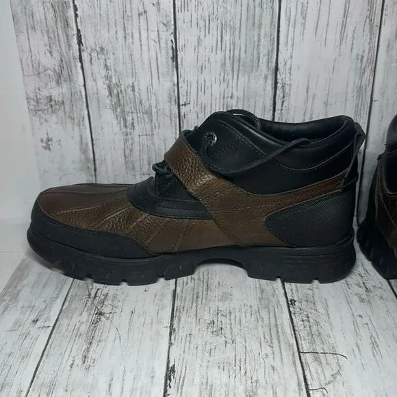 Polo Ralph Lauren Men’s Dover III Leather Hiking Boots size 9 Brown Black