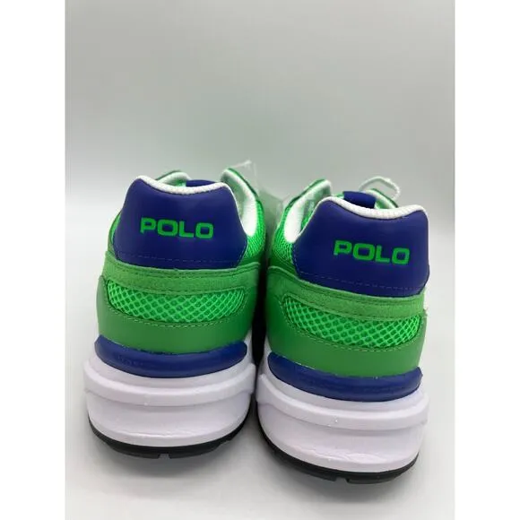 Polo Ralph Lauren Men's JGR Suede/Mesh Athletic Shoes Green Size 11.5 NEW
