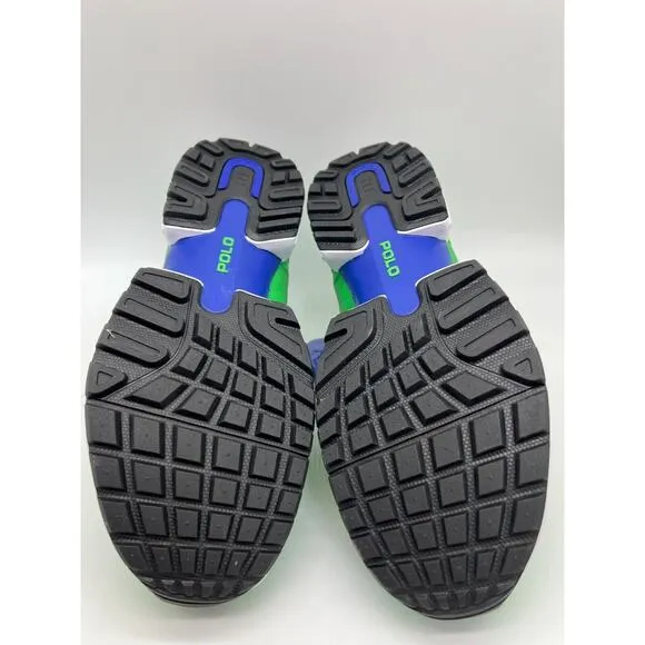 Polo Ralph Lauren Men's JGR Suede/Mesh Athletic Shoes Green Size 11.5 NEW