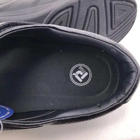 Propet Bayport Black Leather Summer Fisherman Sandals 15 (3E) X Wide