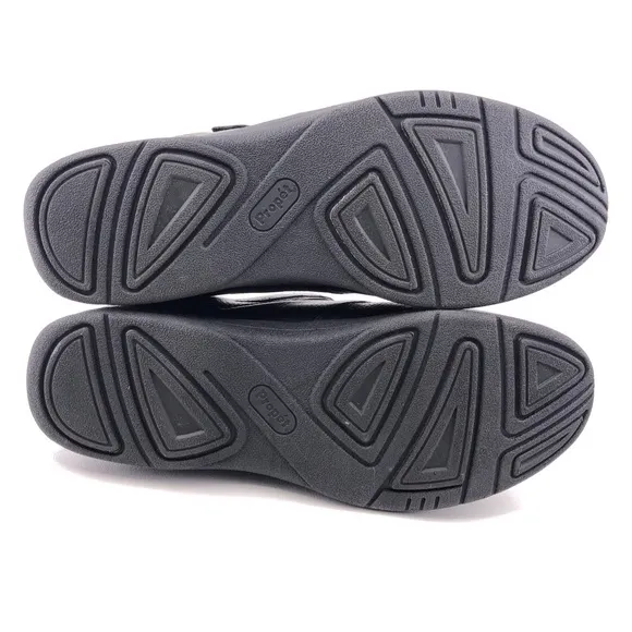 Propet Bayport Black Leather Summer Fisherman Sandals 15 (3E) X Wide