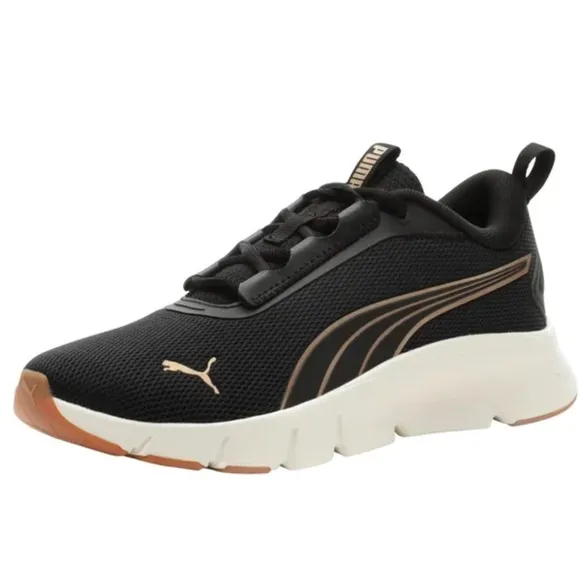 PUMA Ladies Flex Lite Sneaker Black Size 6 Running Walking Tennis shoes Sneakers