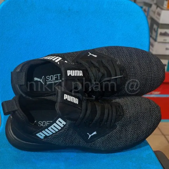 Puma Men Enzo Beta Woven shoes in black