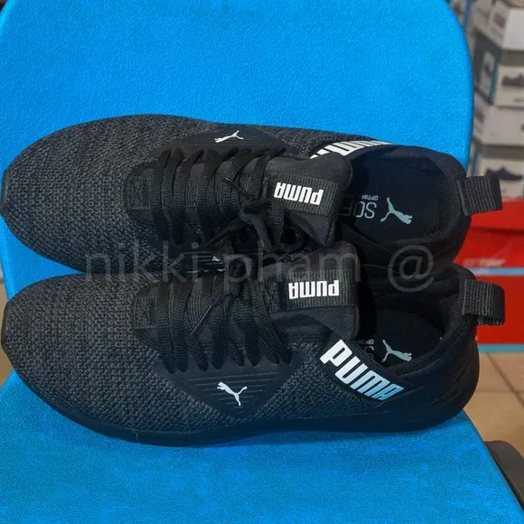 Puma Men Enzo Beta Woven shoes in black