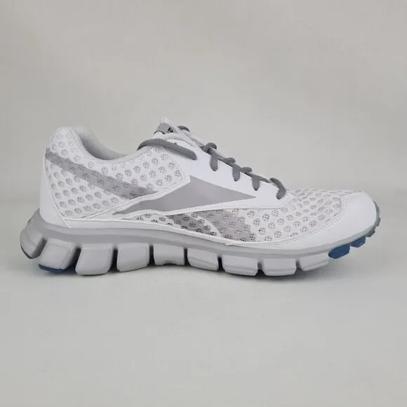 Reebok Smoothflex Cushrun Running Shoes Mens Mesh White 2001